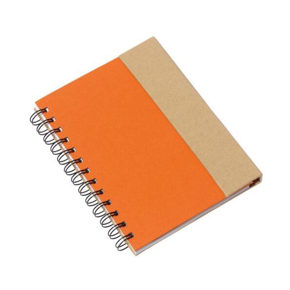 Eko notes na spirali - pomarańczowy