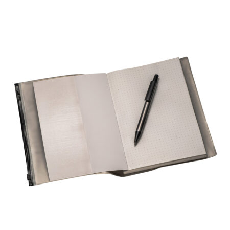 Alternative view of Notatnik A5 w kropki z długopisem