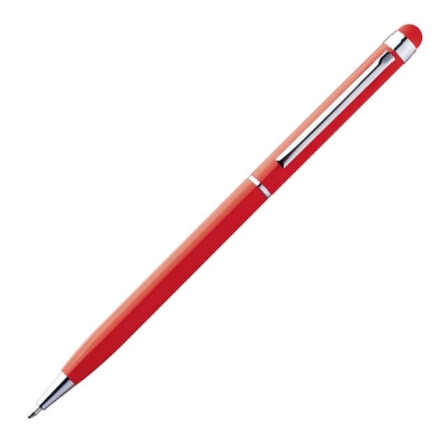Metalowy długopis z touch penem NEW ORLEANS – czerwony