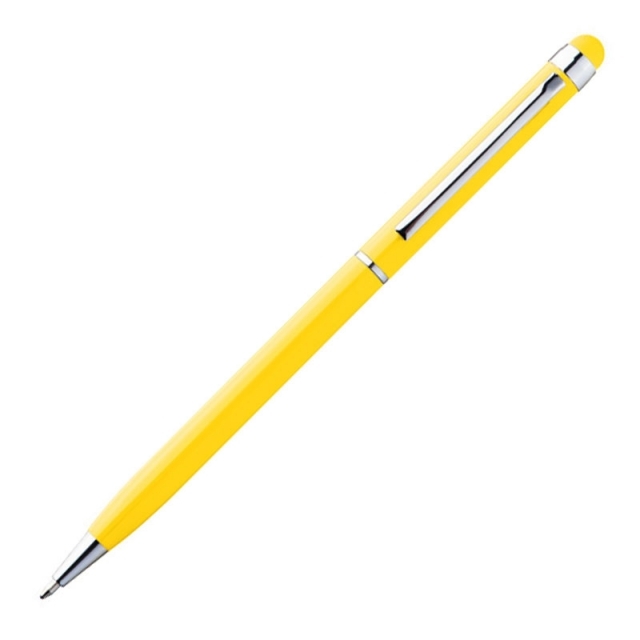 Metalowy długopis z touch penem NEW ORLEANS - żółty