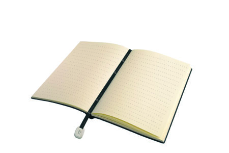 Alternative view of Notes A5 REPORTER Pierre Cardin w kropki - szary