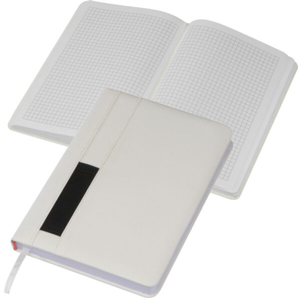 Biały notes A5 w kratkę
