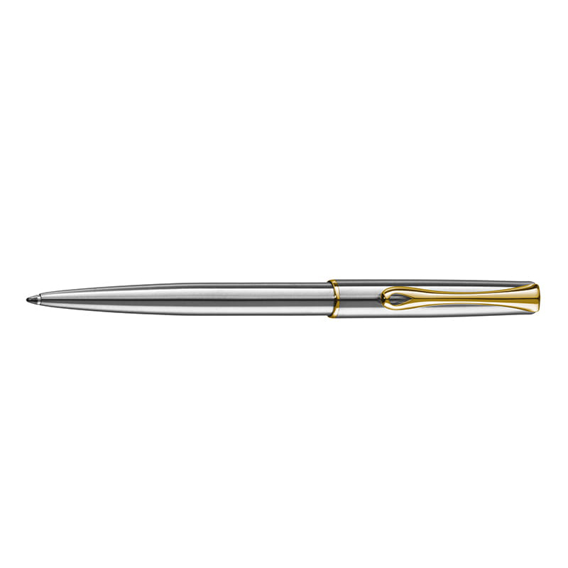 Długopis Diplomat Traveller Stainless Steel Gold