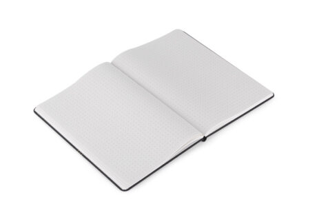 Alternative view of Elegancki notes z papieru z kamienia A5 w kropki