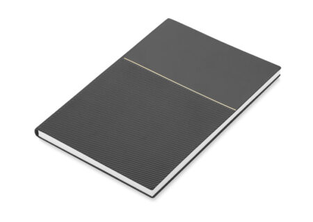 Notes z papieru z kamienia A5 w kropki - czarny
