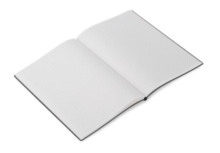 Alternative view of Notes z papieru z kamienia A5 w kropki - czarny