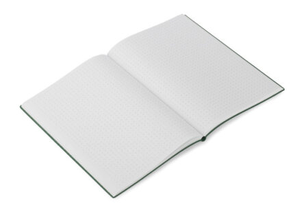 Alternative view of Notes z papieru z kamienia A5 w kropki - zielony