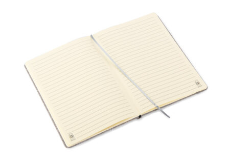 Notes A5 szary w bawełnianej oprawie