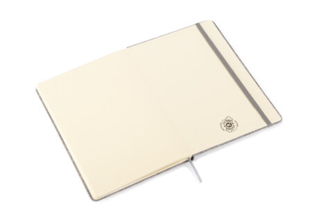 Notes A5 szary w bawełnianej oprawie