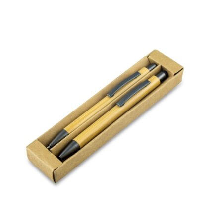 Bambusowy zestaw piśmienniczy