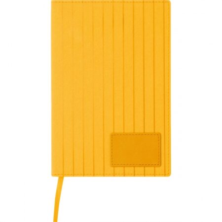 Ekologiczny Notes A5 w Linie – Karbowana Okładka PU, Papier z Trzciny Cukrowej