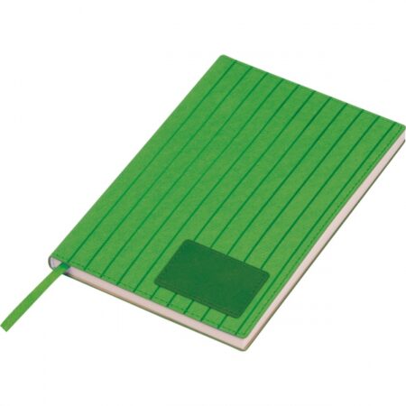 Zielony notes A5 z papieru z trzciny cukrowej