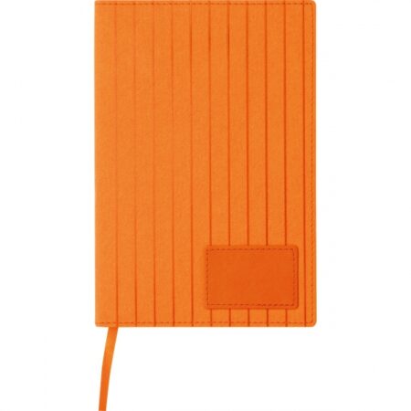 Pomarańczowy notes A5 z papieru z trzciny cukrowej