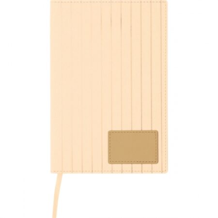 Notes A5 w linie z papieru z trzciny cukrowej – beżowy