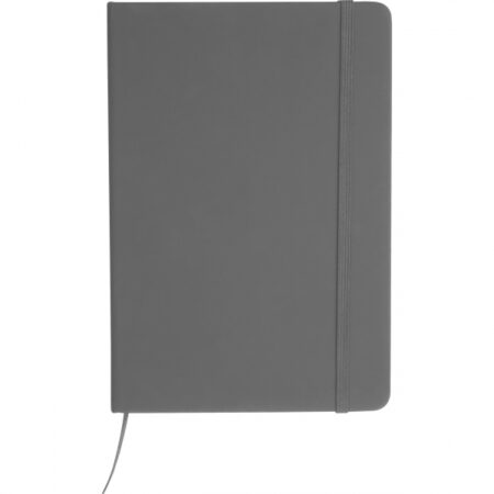 Notes A5 w linie z materiałów z recyklingu - szary