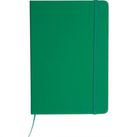 Notes A5 w linie z materiałów z recyklingu - zielony