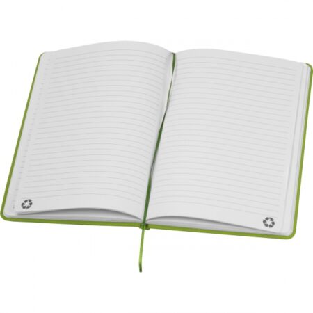 Alternative view of Notes A5 w linie z materiałów z recyklingu - jasnozielony
