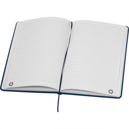 Notes A5 w linie - papier z recyklingu - granatowy